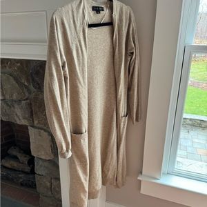 Love Tree long 2 pocket cardigan